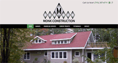 Desktop Screenshot of monkconstructionllc.com